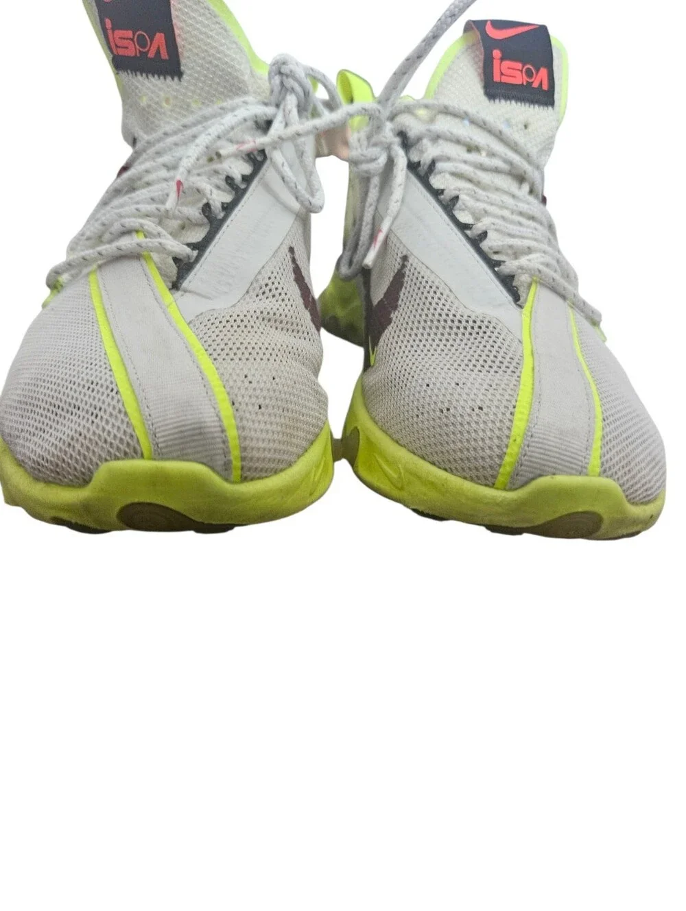 NIKE React Runner ISPA Platinum Volt Running Shoes Mens Size 8‎ CT2692-002